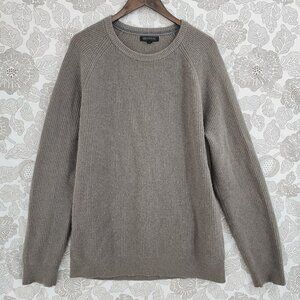 Banana Republic Merino wool Cashmere Crewneck Knit Sweater Men's XLT 9867